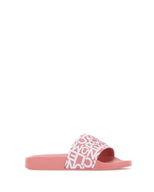 Moncler Pink Slippers
