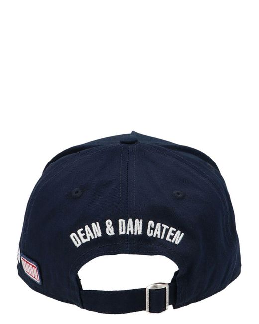 DSquared² Blue Logo Cap Hats for men