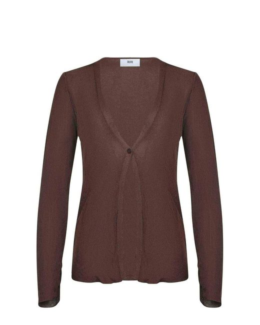 SOLOTRE Brown Sweaters