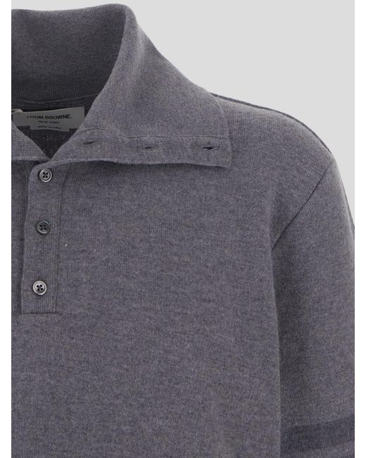 Thom Browne Gray Thome Pullover for men