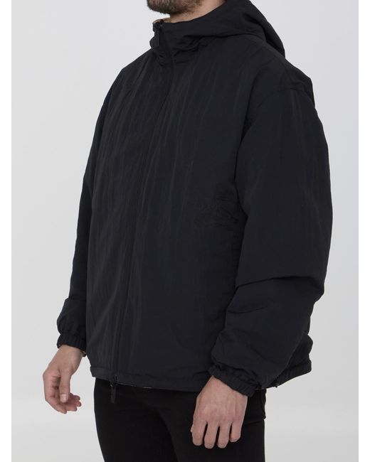 Burberry Black Check Reversible Jacket for men