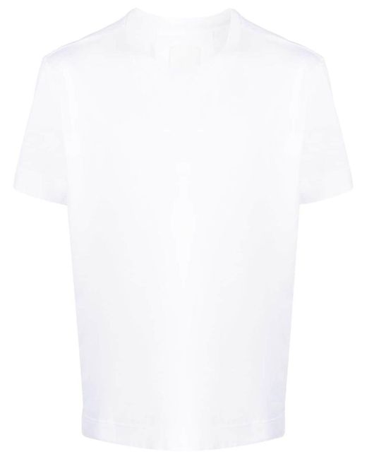 Givenchy White 4g Logo Cotton T-shirt for men