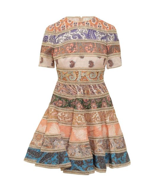 Zimmermann Multicolor Mini Dress