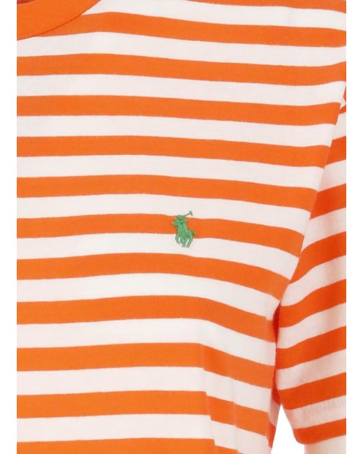 Ralph Lauren Orange T-Shirts And Polos