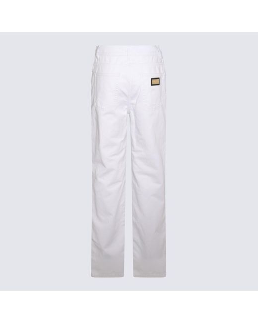 Dolce & Gabbana White Jeans