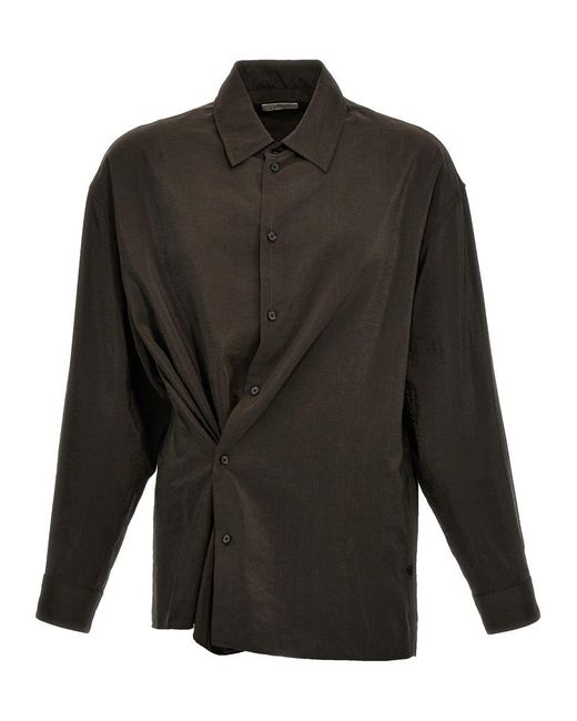 Lemaire Gray 'Twisted' Shirt for men