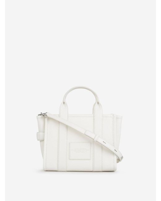 Marc Jacobs White Leather S Tote Bag