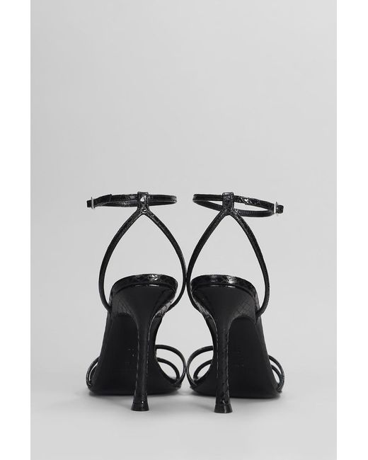 Jimmy Choo Black 1998 Leo Sandals