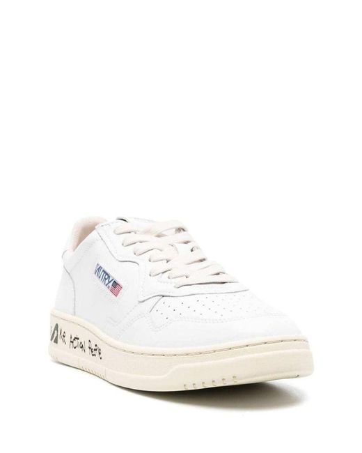 Autry White Low Sneaker For for men