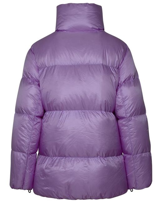 Duvetica Purple 'Alwaid' Lilac Nylon Down Jacket
