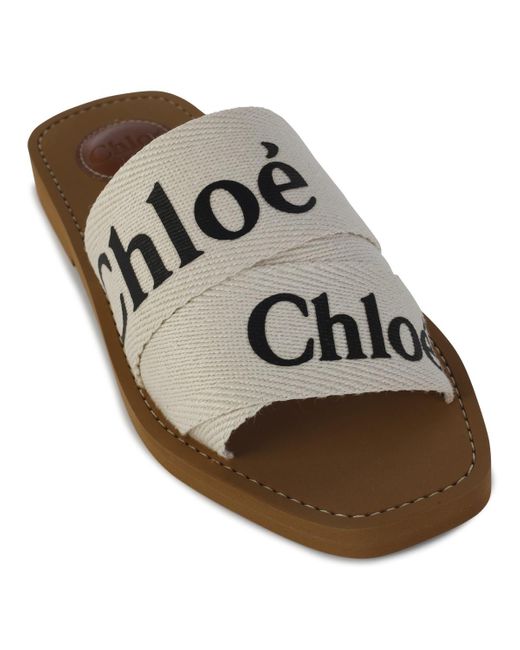 Chloé Chloè Flat Shoes White