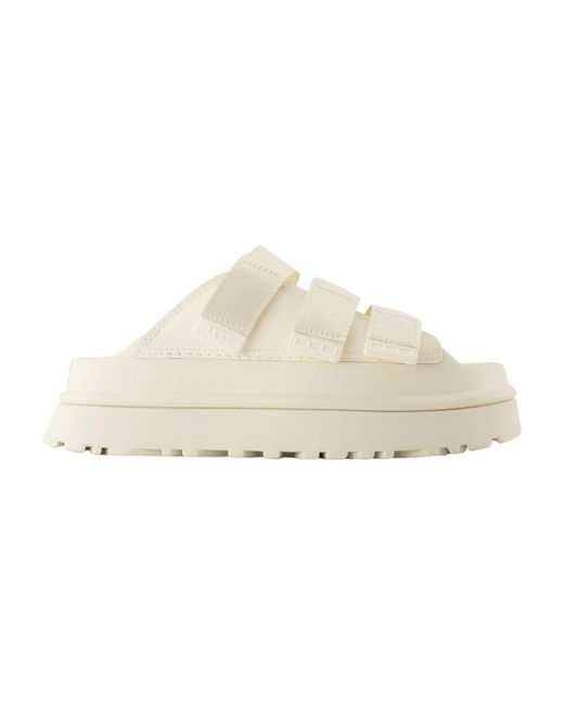 Ugg White Mules W Goldenglow