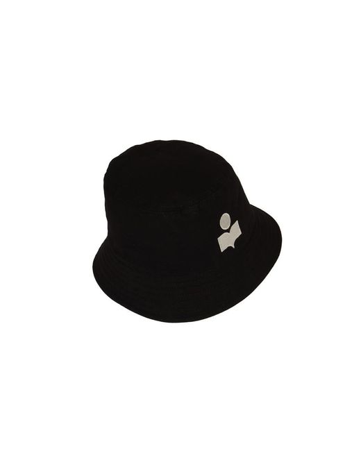 Isabel Marant Black Bucket Hat for men