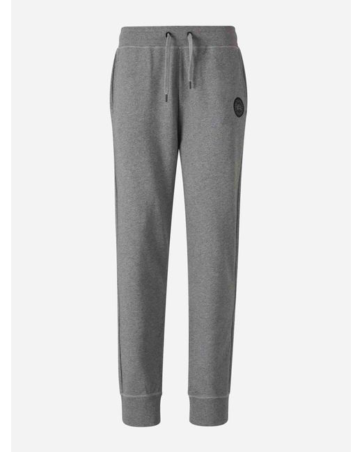 Canada Goose Gray Huron Cotton Joggers for men