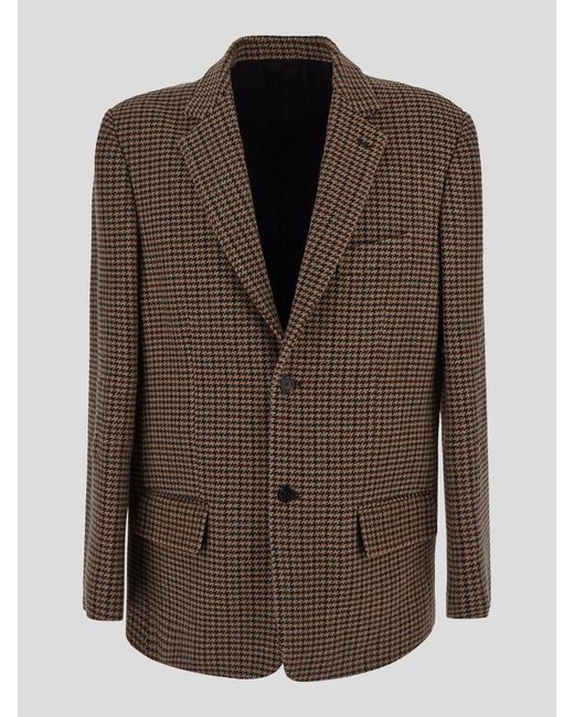 Balenciaga Brown Oversized Jacket for men
