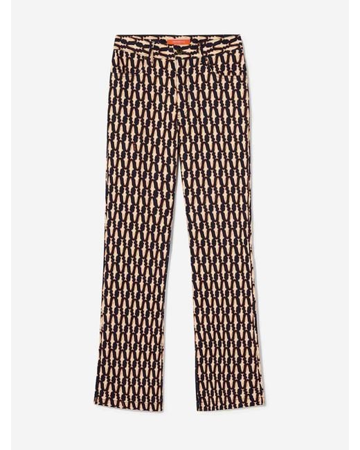 LaDoubleJ White Jeans The Cropped Flare