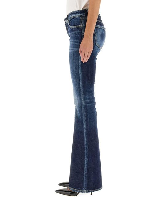 DSquared² Blue TWIGGY Flare Jeans