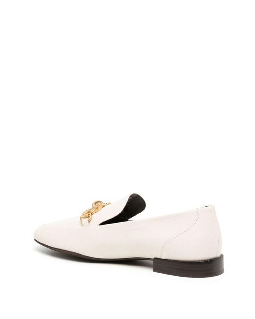 Tory Burch Natural "Jessa" Leather Loafers