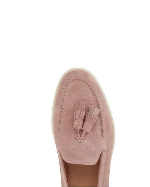 Santoni Pink Flat Shoes