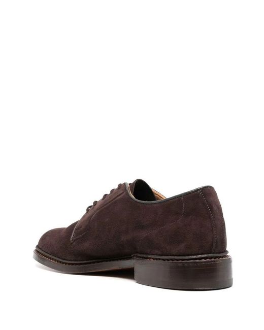 Tricker's Brown Robert Light Lace-Up Shoes for men