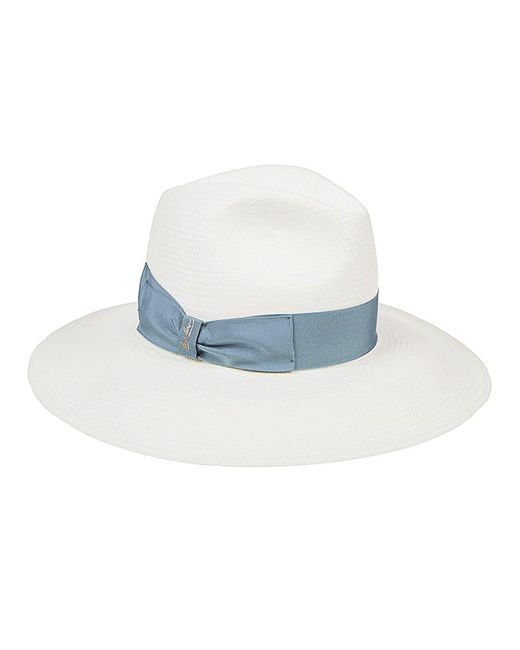 Borsalino Blue Sophie Panama Hat