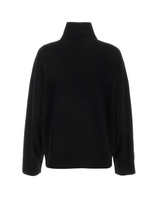 Bottega Veneta Black Wool Oversize Sweater