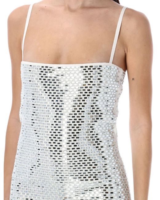 retroféte Gray Avanyah Knit Mini Dress