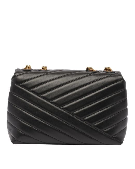 Tory Burch Black Kira Small Leather Shoulder Bag