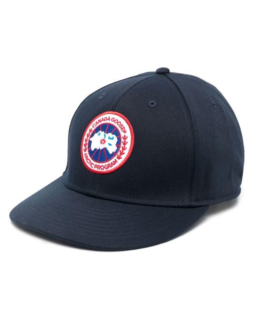 Canada Goose Blue Logo Baseball Cap for men