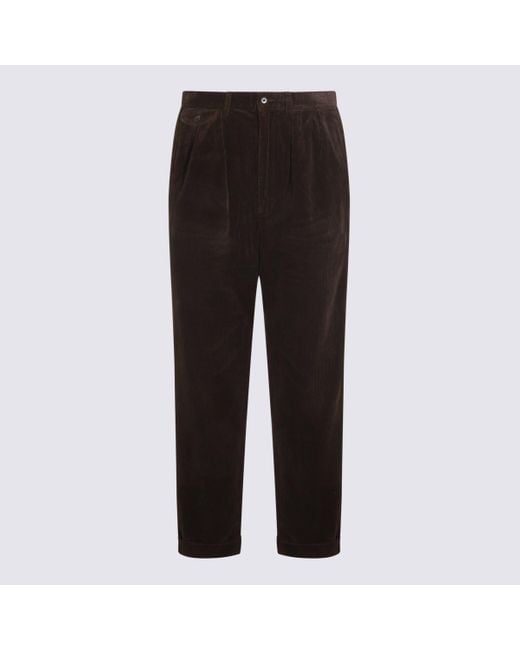 Polo Ralph Lauren Black Dark Cotton Pants for men