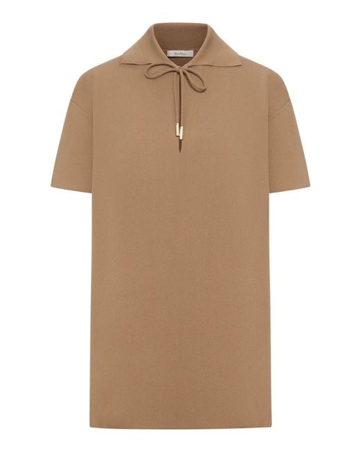 Max Mara Natural Viscose Crepe Blouse