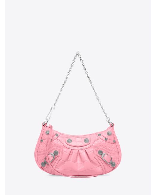 Balenciaga Leather Bags Pink - Lyst