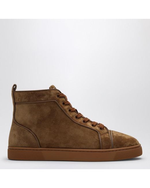 Christian Louboutin Brown Lace-Up Boots for men