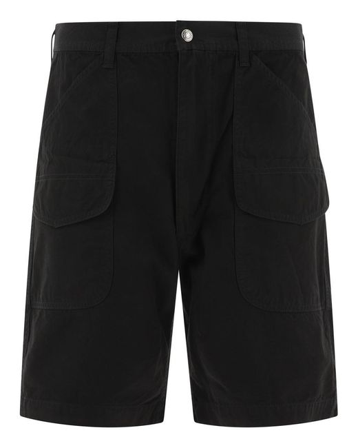 Orslow Black "Utility" Shorts for men