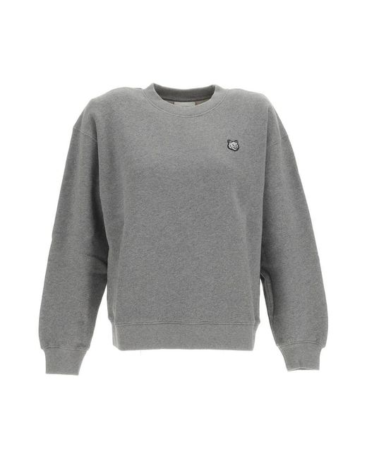 Maison Kitsuné Gray Sweaters
