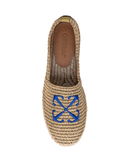 Off-White c/o Virgil Abloh Green Espadrilles With Arrow Pattern