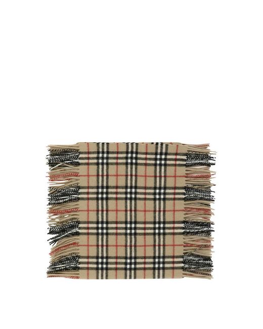 Burberry Natural Check Cashmere Happy Scarf for men