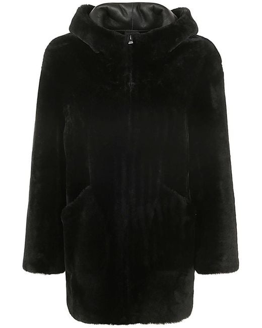 Blancha Black Shearling Jacket