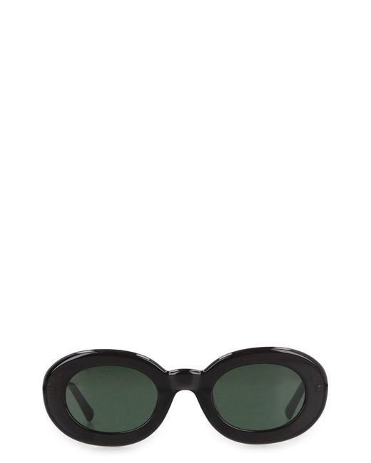 Jacquemus Black Pralu Sunglasses