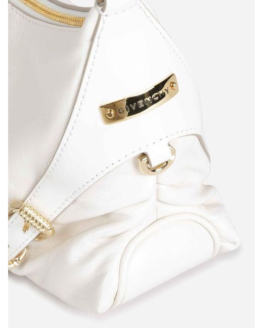 Givenchy Voyou Harness S Shoulder Bag in White | Lyst
