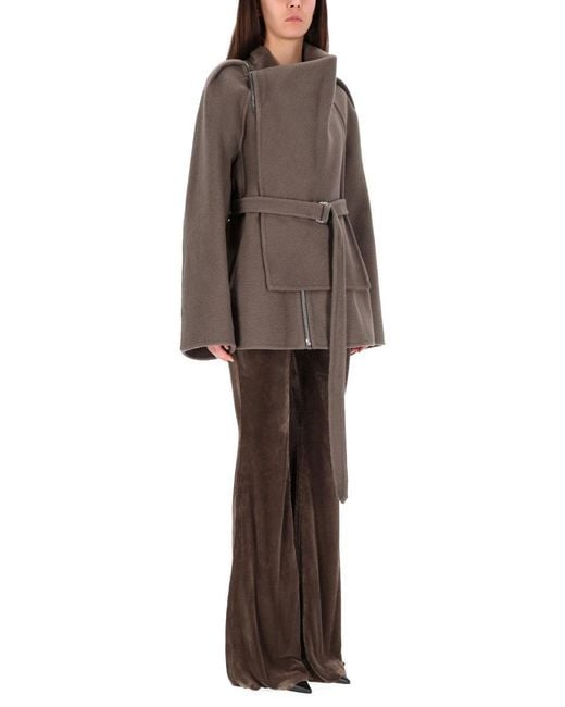 Rick Owens Brown Cashmere Jacket