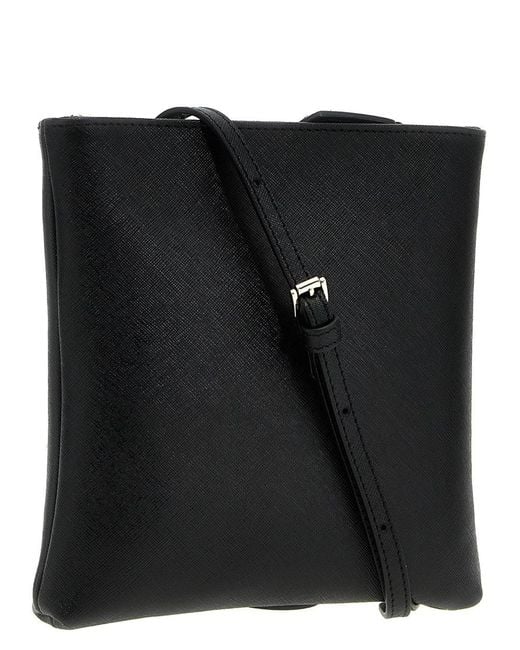 Vivienne Westwood Black 'Squire New Square' Crossbody Bag