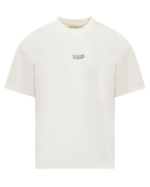 UNTITLED ARTWORKS White T-Shirt With Logo for men