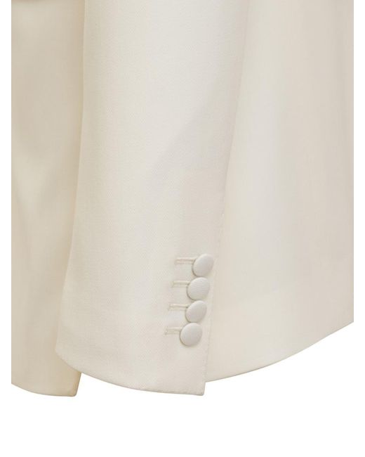 Dolce & Gabbana White Virgin Wool Jacket for men