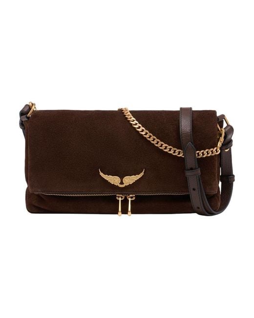 Zadig & Voltaire Brown Rocky Ii Crossbody
