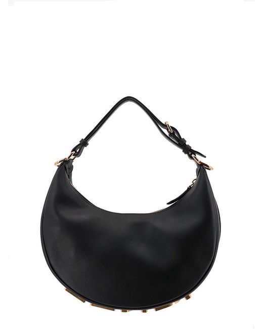 Fendi Black 'graphy Small' Shoulder Bag