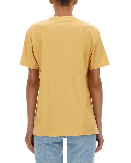 Vivienne Westwood Cotton Classic Orb T-shirt in Yellow (Orange) | Lyst