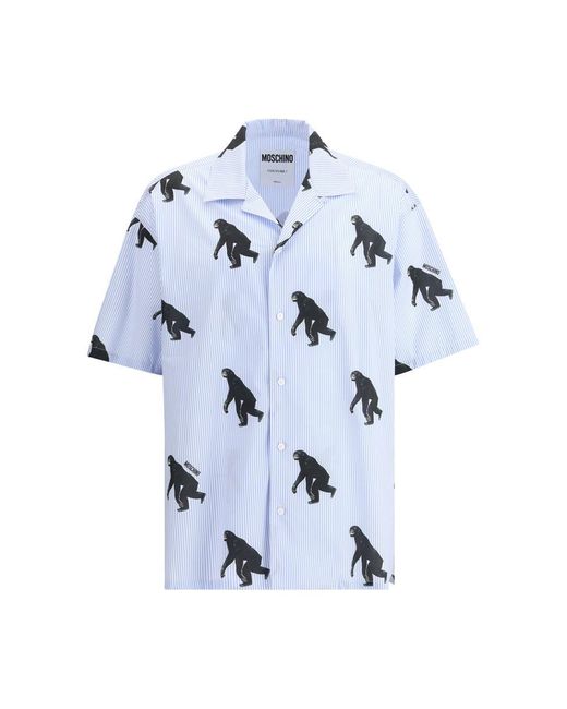 Moschino Blue Shirts for men