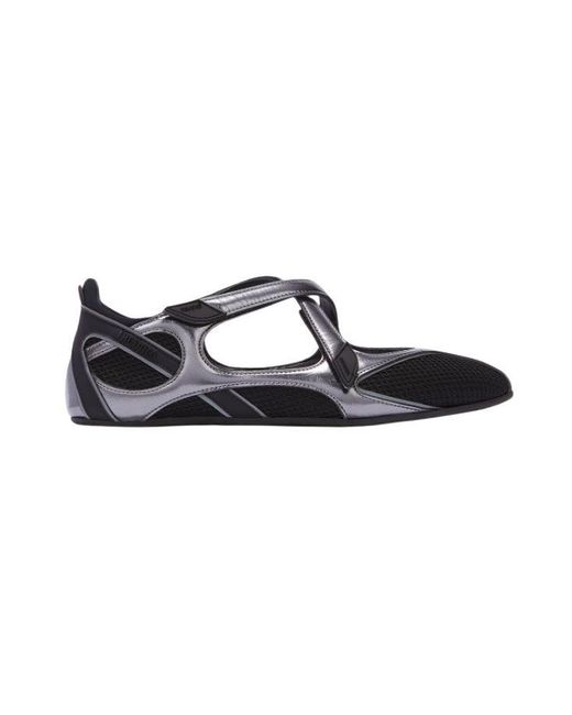 The Attico Black Flat Shoes