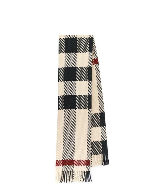 Burberry Natural Wool Scarf for men